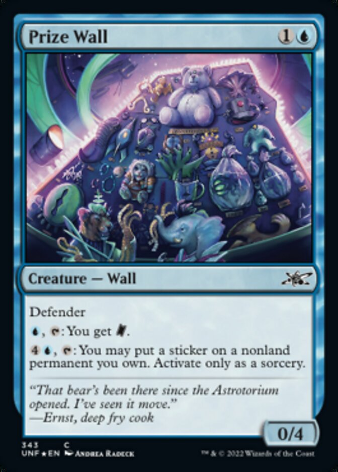 Prize Wall (Galaxy Foil) [Unfinity] | Jomio and Rueliete's Cards and Comics