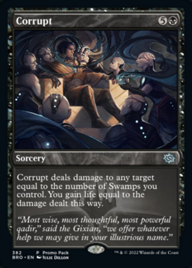 Corrupt (Promo Pack) [The Brothers' War Promos] | Jomio and Rueliete's Cards and Comics