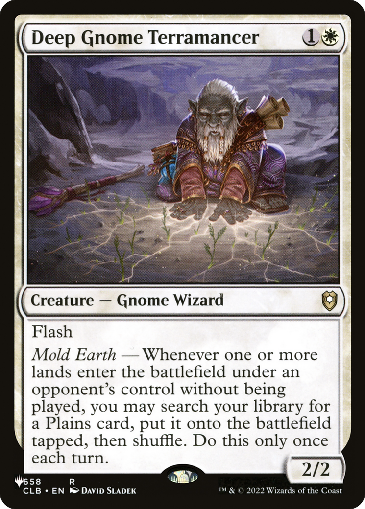 Deep Gnome Terramancer [The List] | Jomio and Rueliete's Cards and Comics
