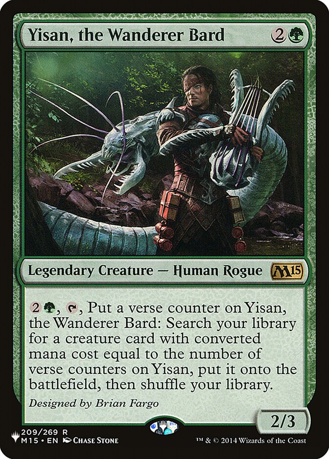 Yisan, the Wanderer Bard [The List] | Jomio and Rueliete's Cards and Comics