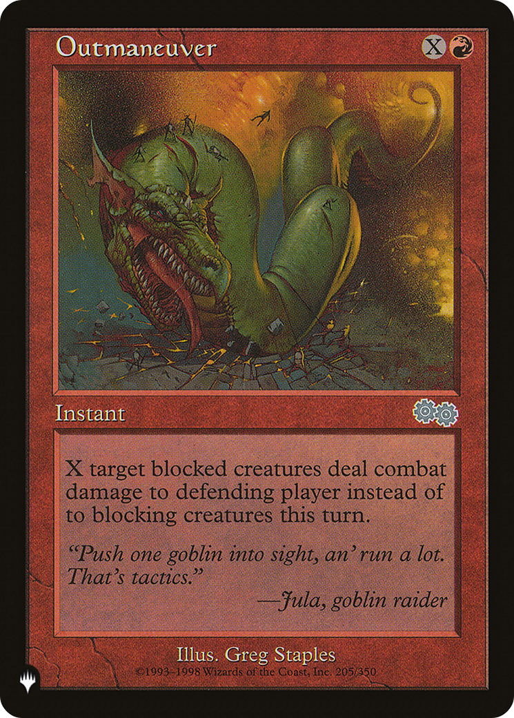 Outmaneuver [The List] | Jomio and Rueliete's Cards and Comics