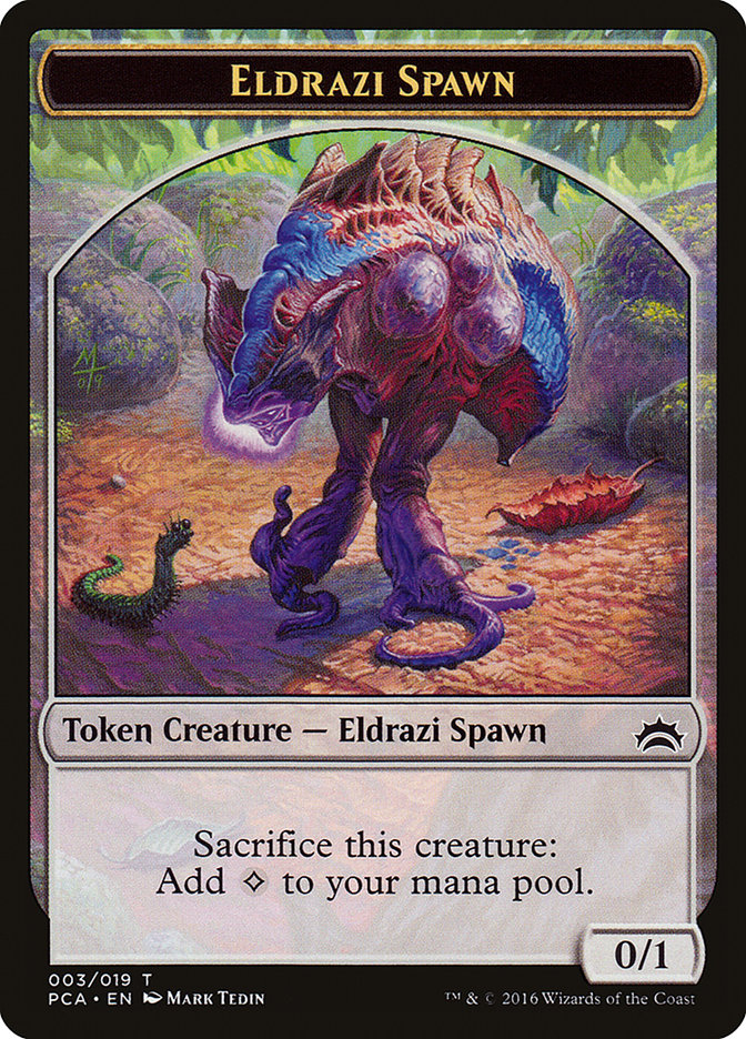 Eldrazi Spawn Token (003/019) [Planechase Anthology Tokens] | Jomio and Rueliete's Cards and Comics