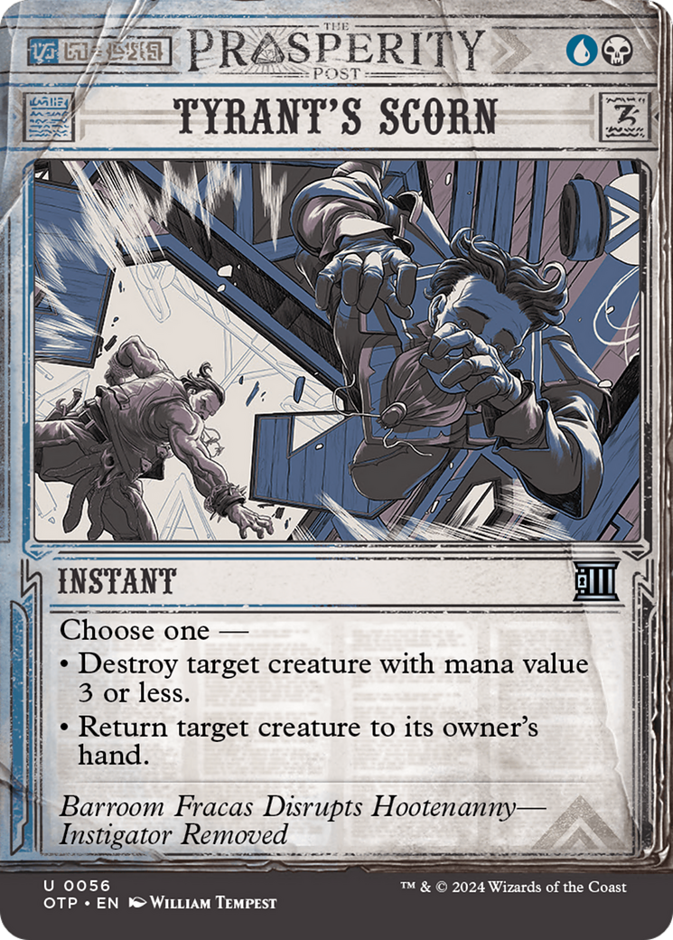 Tyrant's Scorn [Outlaws of Thunder Junction: Breaking News] | Jomio and Rueliete's Cards and Comics