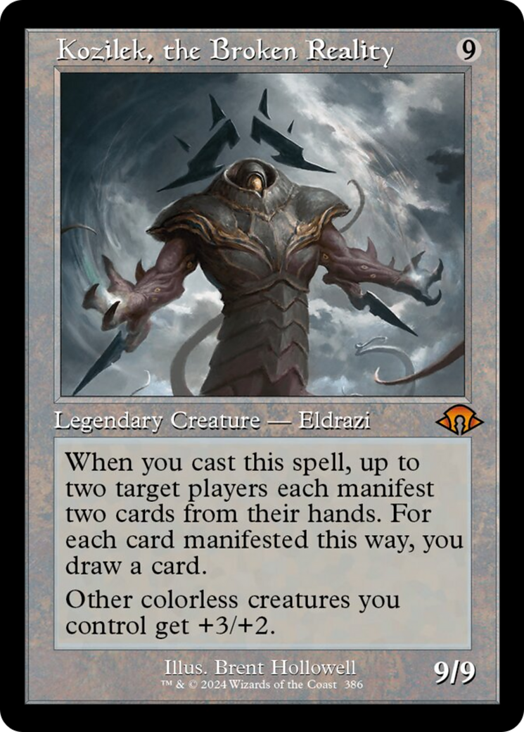 Kozilek, the Broken Reality (Retro) [Modern Horizons 3] | Jomio and Rueliete's Cards and Comics
