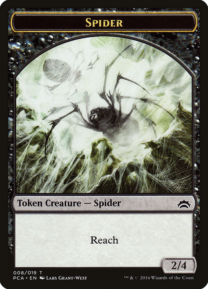 Spider // Saproling Double-Sided Token [Planechase Anthology Tokens] | Jomio and Rueliete's Cards and Comics
