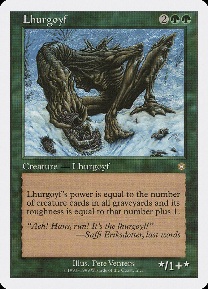 Lhurgoyf [Battle Royale] | Jomio and Rueliete's Cards and Comics