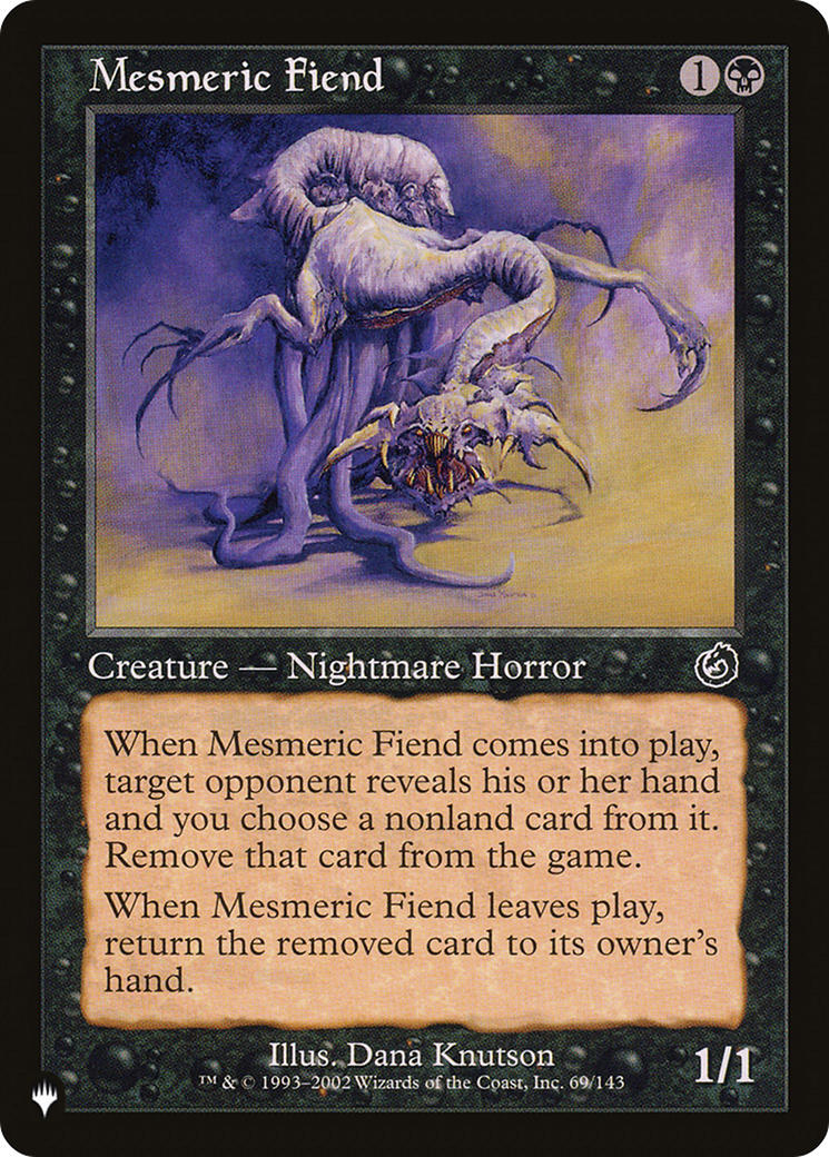Mesmeric Fiend [The List] | Jomio and Rueliete's Cards and Comics