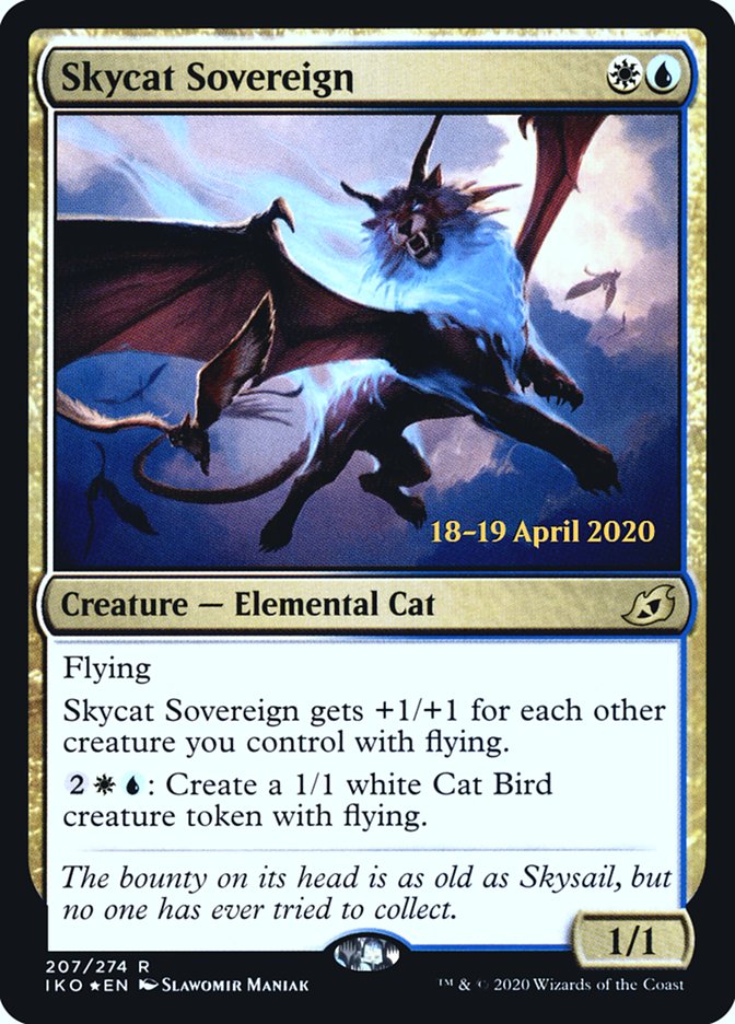 Skycat Sovereign [Ikoria: Lair of Behemoths Prerelease Promos] | Jomio and Rueliete's Cards and Comics