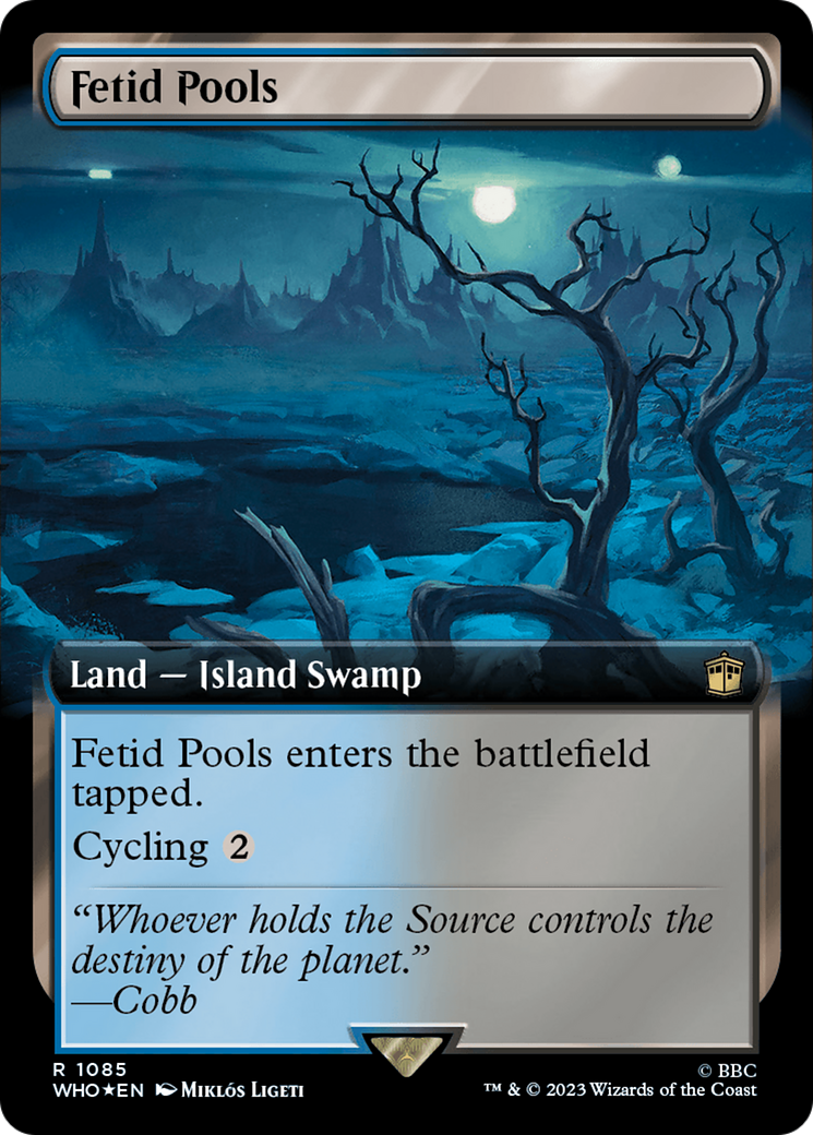 Fetid Pools (Extended Art) (Surge Foil) [Doctor Who] | Jomio and Rueliete's Cards and Comics