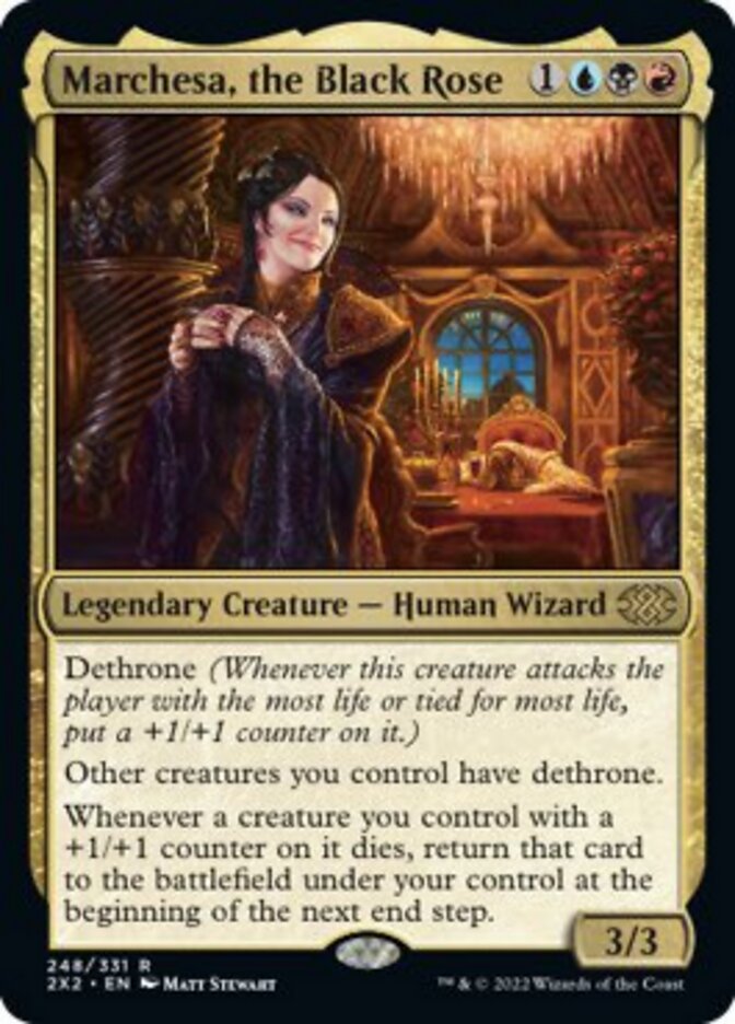 Marchesa, the Black Rose [Double Masters 2022] | Jomio and Rueliete's Cards and Comics