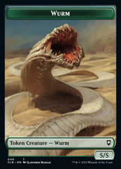 Phyrexian Beast // Wurm Double-Sided Token [Commander Legends: Battle for Baldur's Gate Tokens] | Jomio and Rueliete's Cards and Comics