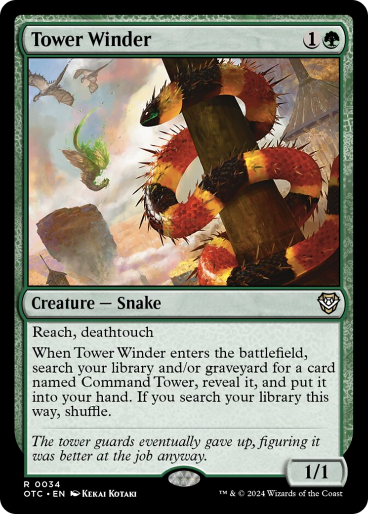 Tower Winder [Outlaws of Thunder Junction Commander] | Jomio and Rueliete's Cards and Comics