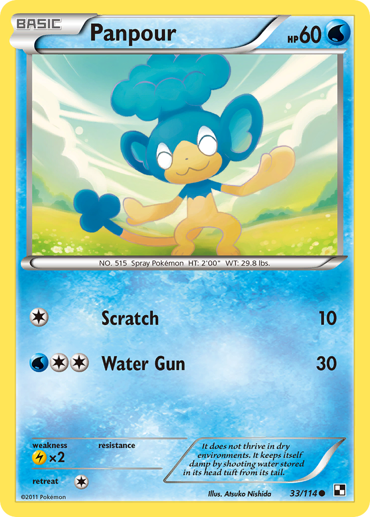Panpour (33/114) [Black & White: Base Set] | Jomio and Rueliete's Cards and Comics
