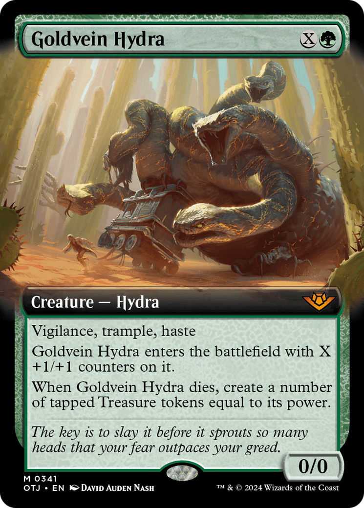 Goldvein Hydra (Extended Art) [Outlaws of Thunder Junction] | Jomio and Rueliete's Cards and Comics
