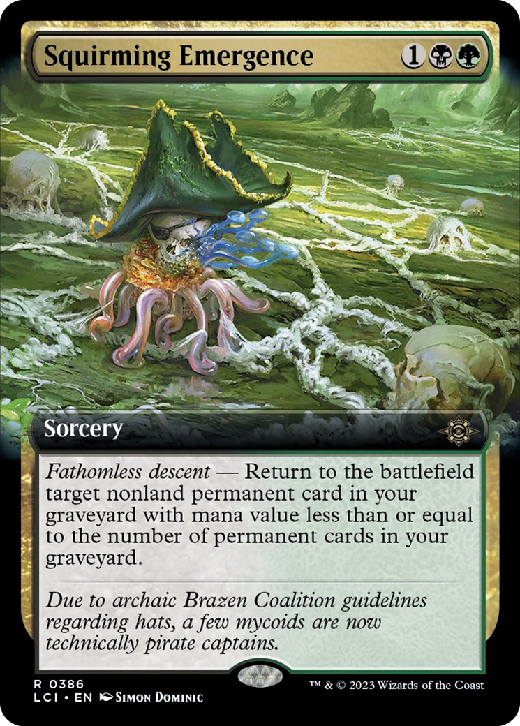 Squirming Emergence (Extended Art) [The Lost Caverns of Ixalan] | Jomio and Rueliete's Cards and Comics