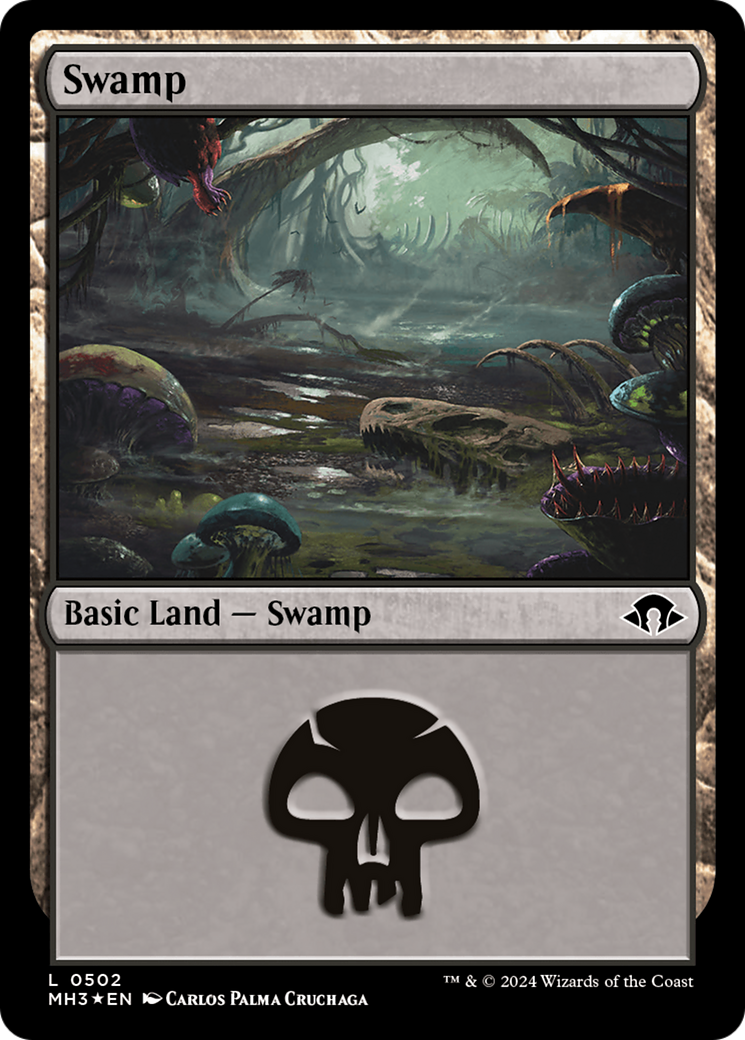 Swamp (0502) (Ripple Foil) [Modern Horizons 3] | Jomio and Rueliete's Cards and Comics