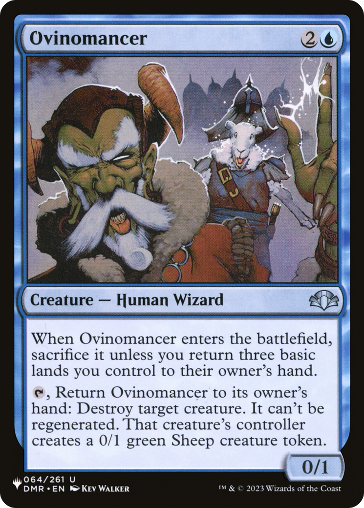 Ovinomancer [The List] | Jomio and Rueliete's Cards and Comics
