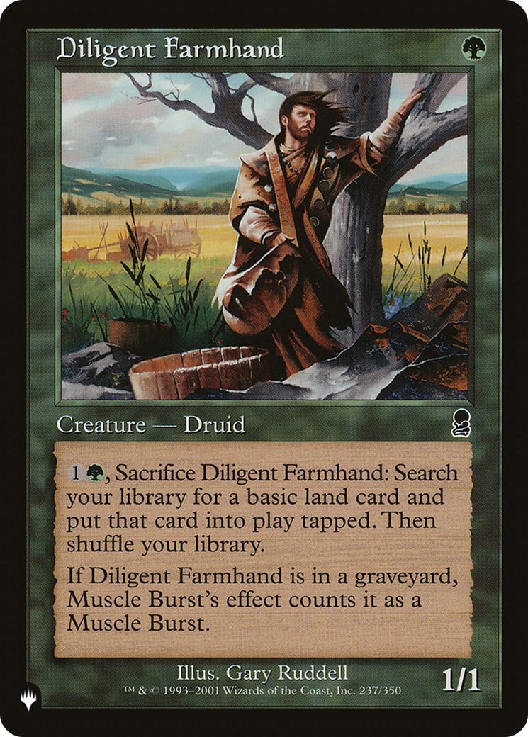 Diligent Farmhand [The List] | Jomio and Rueliete's Cards and Comics