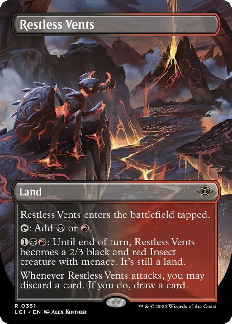 Restless Vents (Borderless) [The Lost Caverns of Ixalan] | Jomio and Rueliete's Cards and Comics