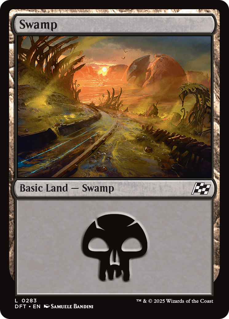 Swamp (0283) [Aetherdrift] | Jomio and Rueliete's Cards and Comics