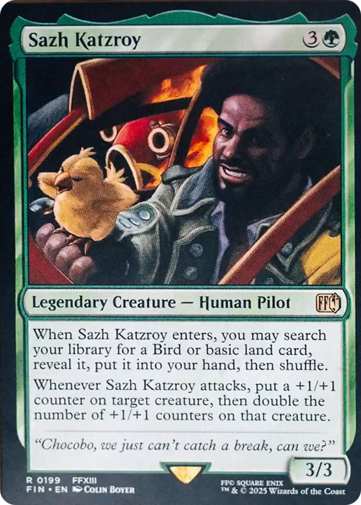 Sazh Katzroy [FINAL FANTASY] | Jomio and Rueliete's Cards and Comics