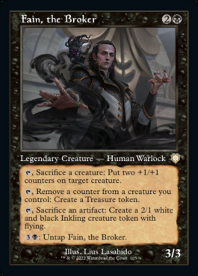 Fain, the Broker (Retro) [The Brothers' War Commander] | Jomio and Rueliete's Cards and Comics