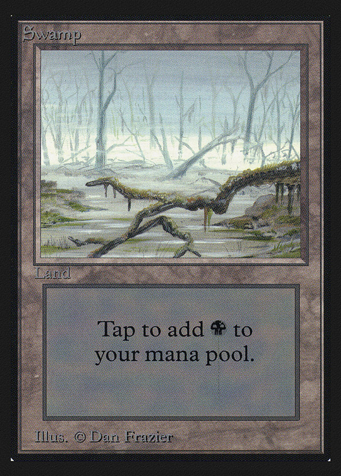 Swamp (White Fog in Trees) [Collectors' Edition] | Jomio and Rueliete's Cards and Comics