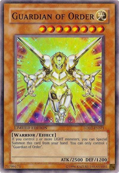 Guardian of Order [LODT-ENSP1] Super Rare | Jomio and Rueliete's Cards and Comics