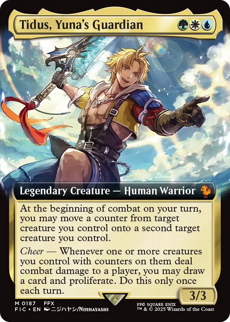 Tidus, Yuna's Guardian (Extended Art) [FINAL FANTASY Commander] | Jomio and Rueliete's Cards and Comics