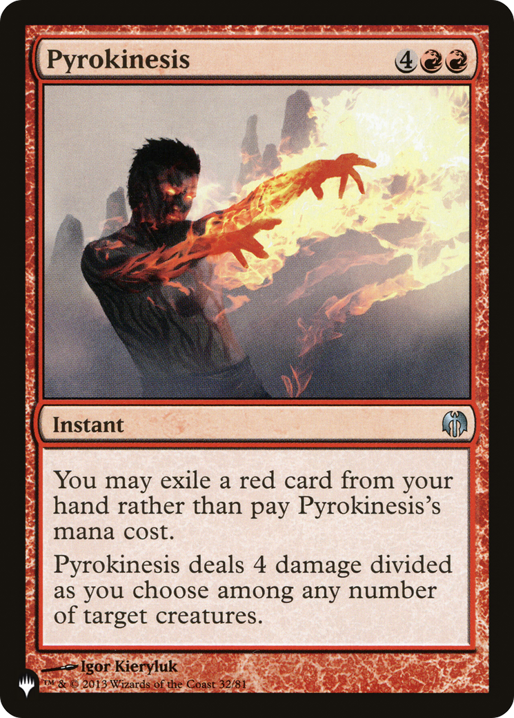 Pyrokinesis [The List] | Jomio and Rueliete's Cards and Comics