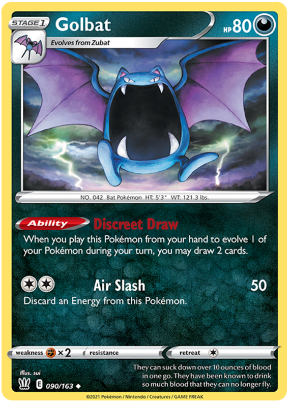 Golbat (090/163) [Sword & Shield: Battle Styles] | Jomio and Rueliete's Cards and Comics