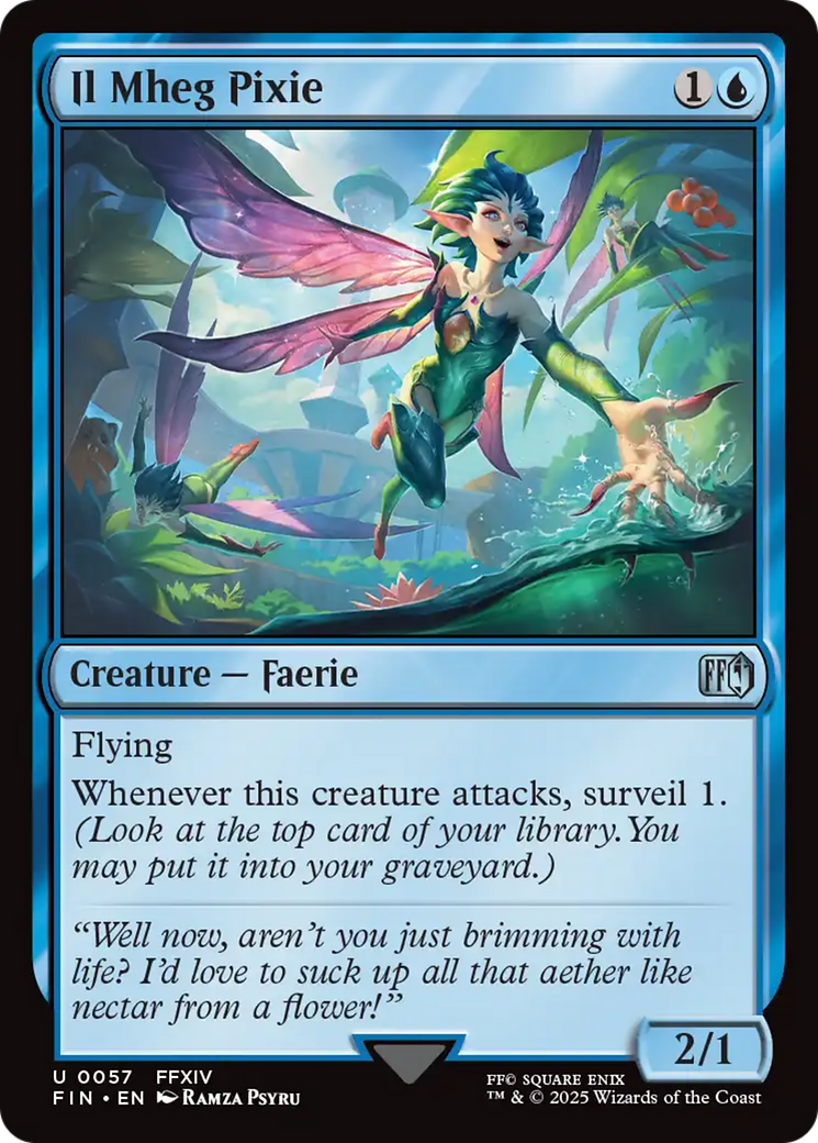 Il Mheg Pixie [FINAL FANTASY] | Jomio and Rueliete's Cards and Comics