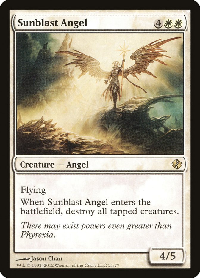 Sunblast Angel [Duel Decks: Venser vs. Koth] | Jomio and Rueliete's Cards and Comics