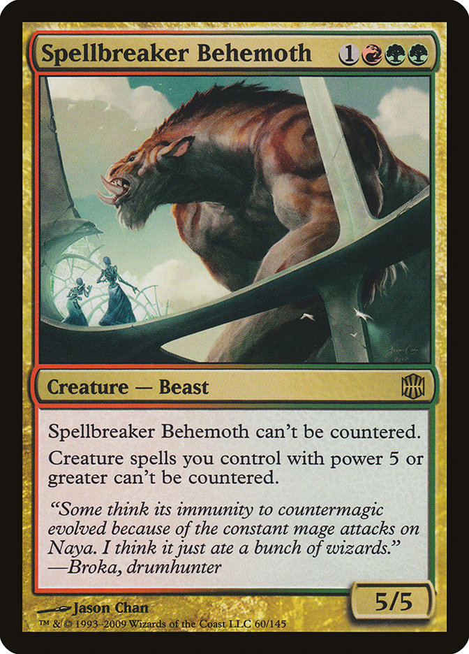 Spellbreaker Behemoth (Oversized) [Oversize Cards] | Jomio and Rueliete's Cards and Comics