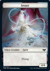 Blood // Spirit (003) Double-Sided Token [Innistrad: Crimson Vow Tokens] | Jomio and Rueliete's Cards and Comics