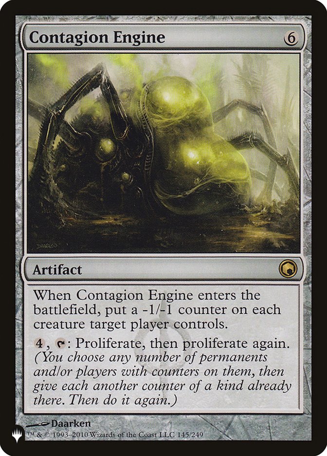 Contagion Engine [The List] | Jomio and Rueliete's Cards and Comics