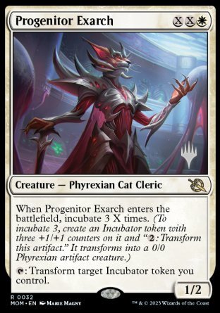 Progenitor Exarch (Promo Pack) [March of the Machine Promos] | Jomio and Rueliete's Cards and Comics