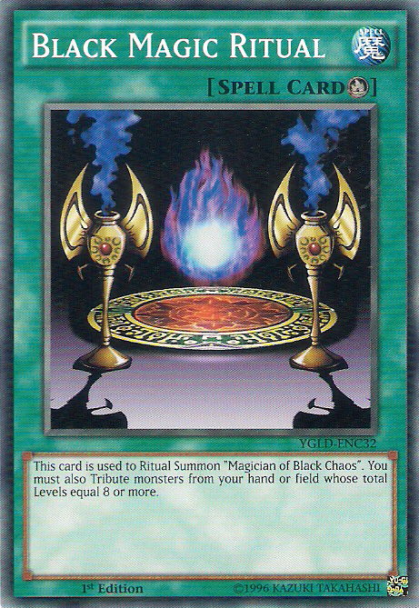 Black Magic Ritual [YGLD-ENC32] Common | Jomio and Rueliete's Cards and Comics