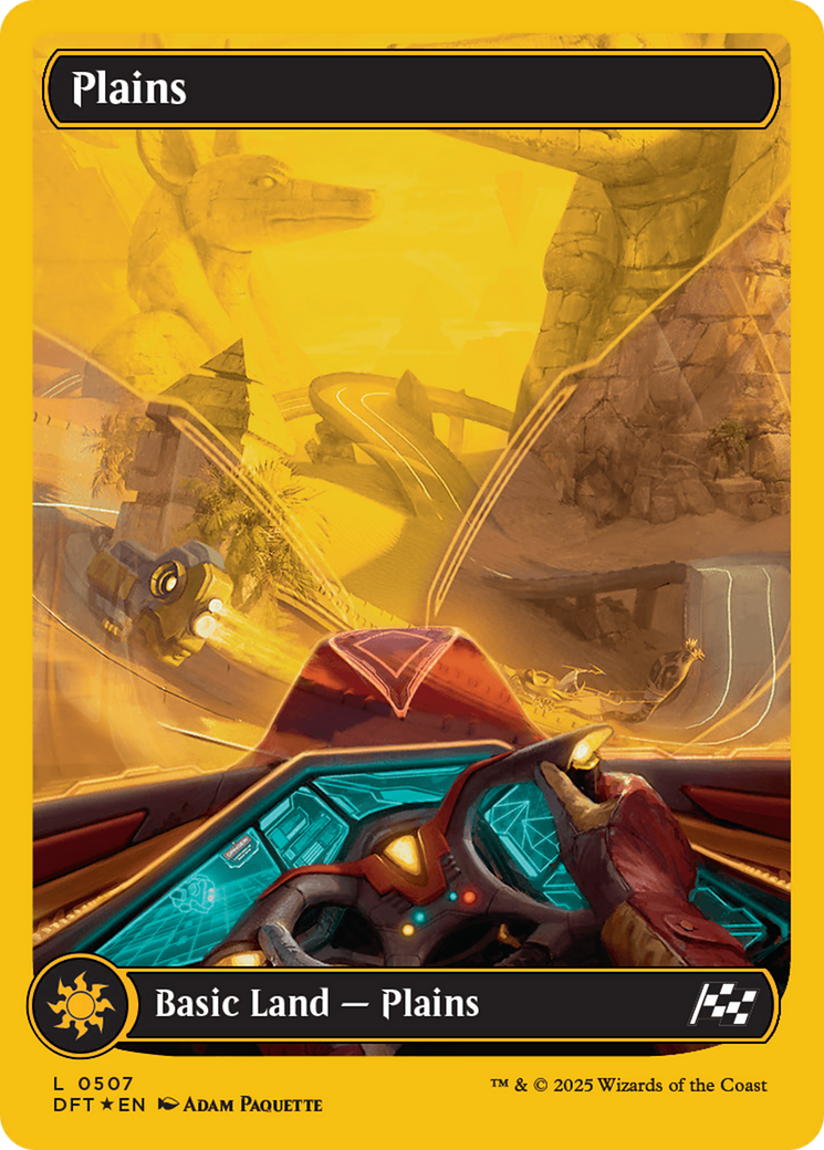 Plains (0507) (First-Place Foil) [Aetherdrift] | Jomio and Rueliete's Cards and Comics