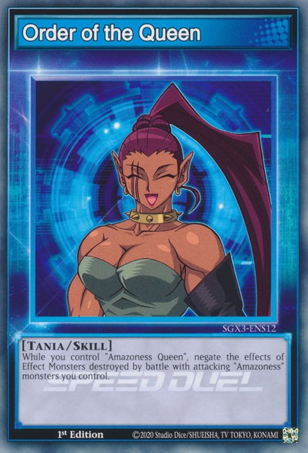Order of the Queen [SGX3-ENS12] Common | Jomio and Rueliete's Cards and Comics