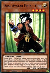 Dual Avatar Fists - Yuhi [PHRA-EN014] Super Rare | Jomio and Rueliete's Cards and Comics