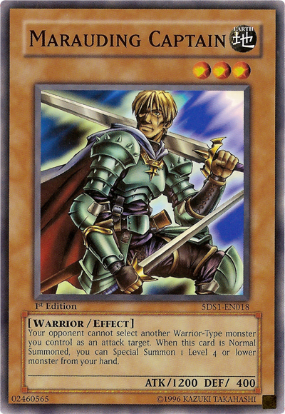 Marauding Captain [5DS1-EN018] Common | Jomio and Rueliete's Cards and Comics
