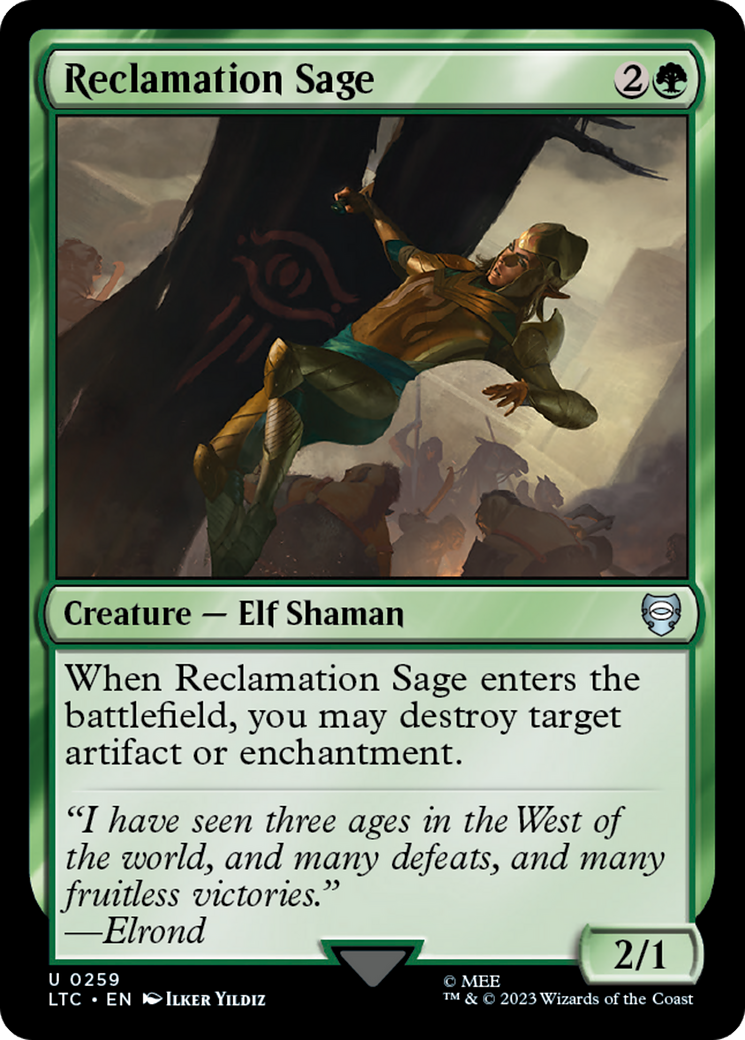 Reclamation Sage [The Lord of the Rings: Tales of Middle-Earth Commander] | Jomio and Rueliete's Cards and Comics
