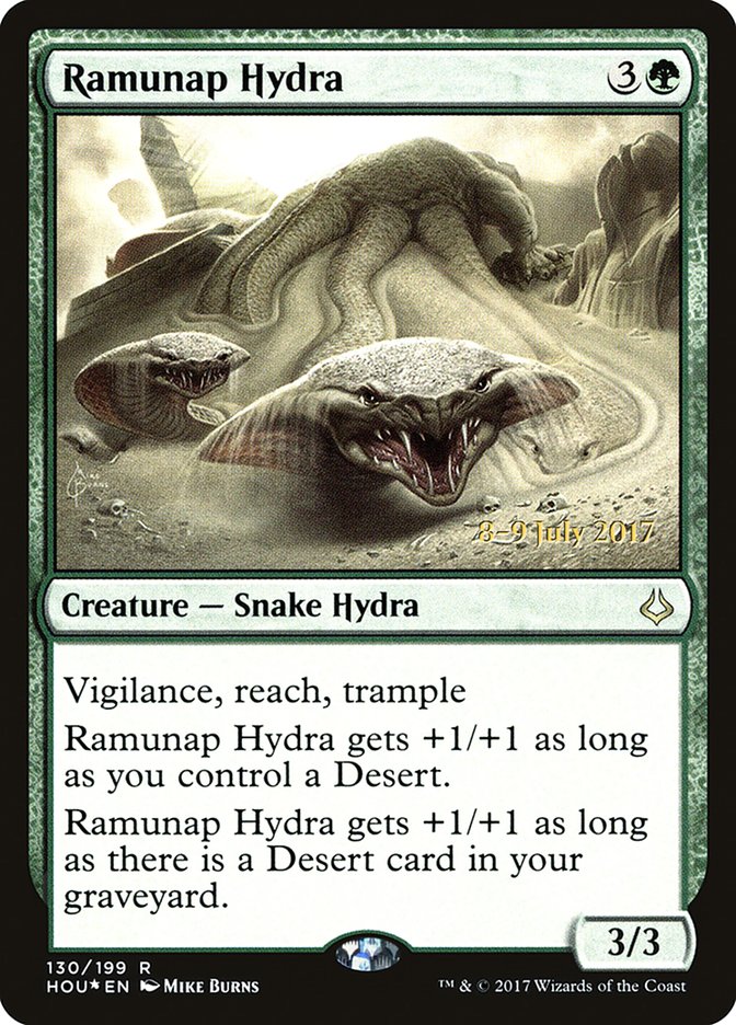 Ramunap Hydra [Hour of Devastation Prerelease Promos] | Jomio and Rueliete's Cards and Comics