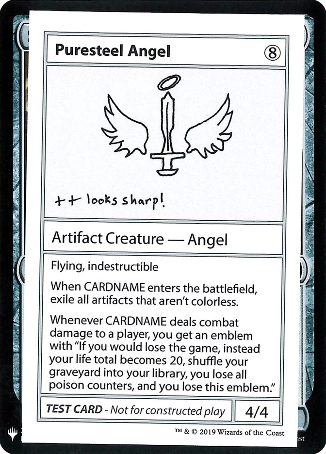 Puresteel Angel [Mystery Booster Playtest Cards] | Jomio and Rueliete's Cards and Comics