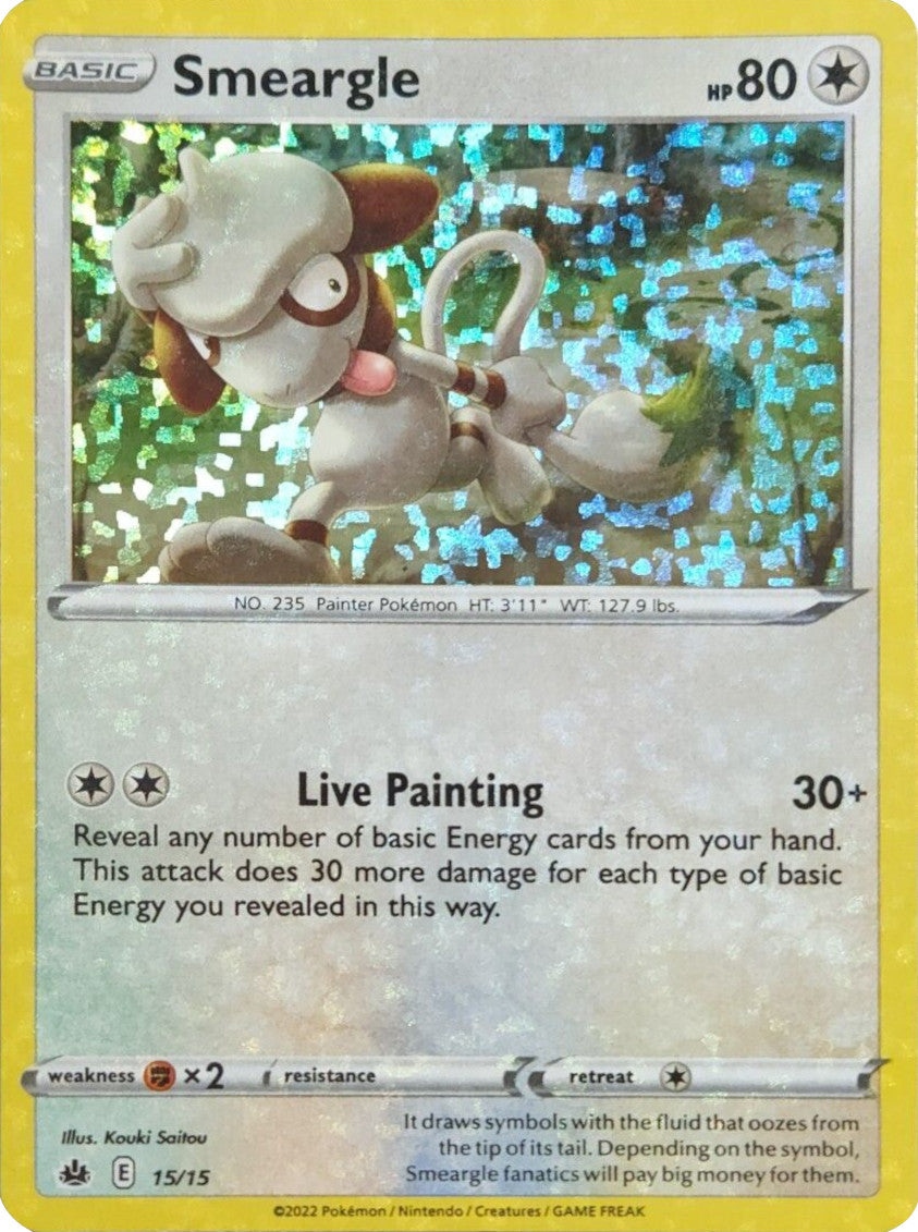 Smeargle (15/15) [McDonald's Promos: Match Battle] | Jomio and Rueliete's Cards and Comics