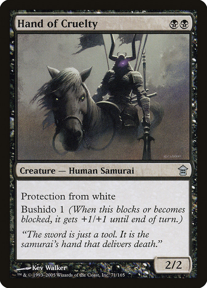 Hand of Cruelty [Saviors of Kamigawa] | Jomio and Rueliete's Cards and Comics