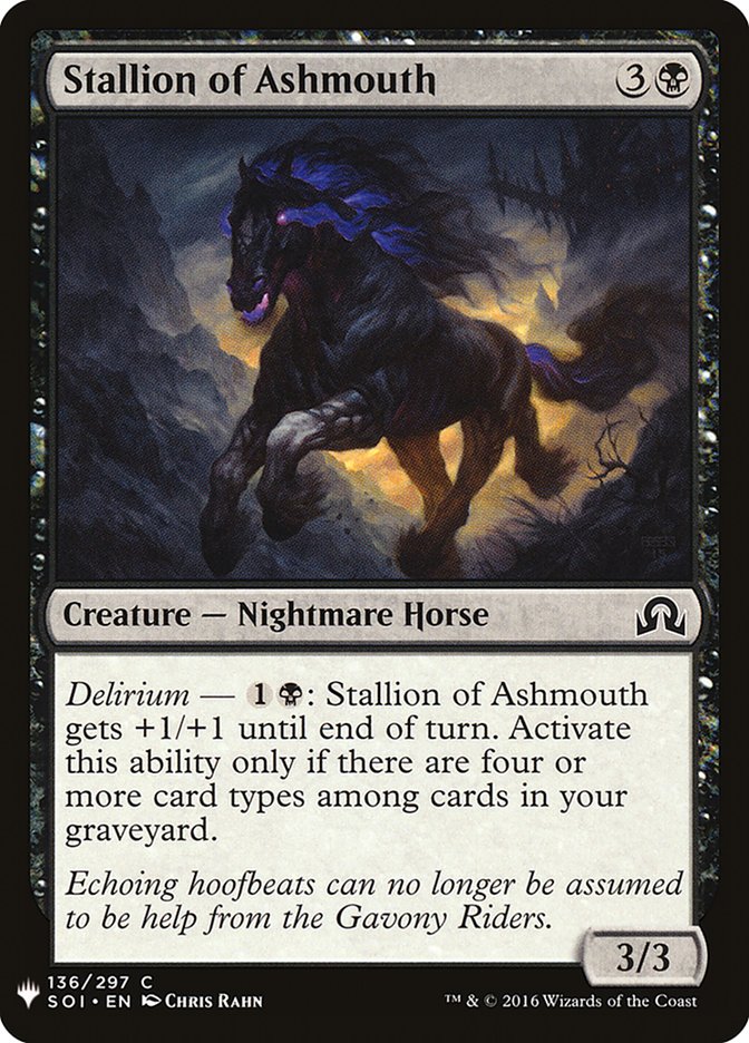 Stallion of Ashmouth [Mystery Booster] | Jomio and Rueliete's Cards and Comics