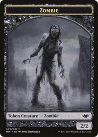 Zombie // Golem Double-Sided Token [Modern Horizons Tokens] | Jomio and Rueliete's Cards and Comics
