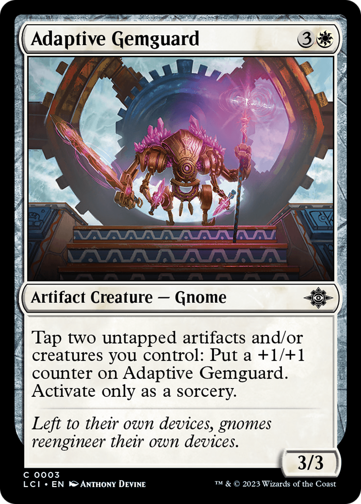 Adaptive Gemguard [The Lost Caverns of Ixalan] | Jomio and Rueliete's Cards and Comics